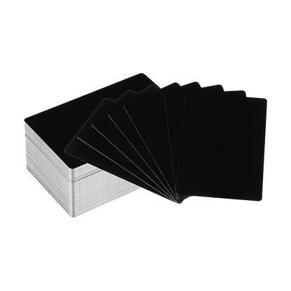Aluminum DIY Cards 100 PCS (Multi Colors)