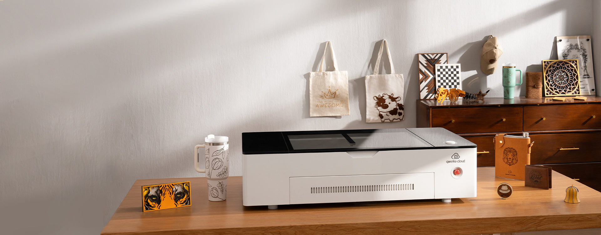 Desktop Laser Engraver Cutter Machine Home Wood 3D Diy Shop