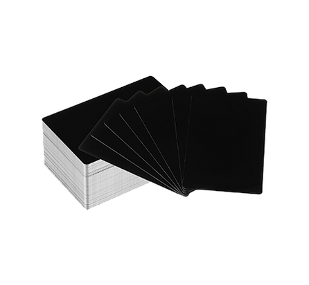 Aluminum DIY Cards 100 PCS (Multi Colors)