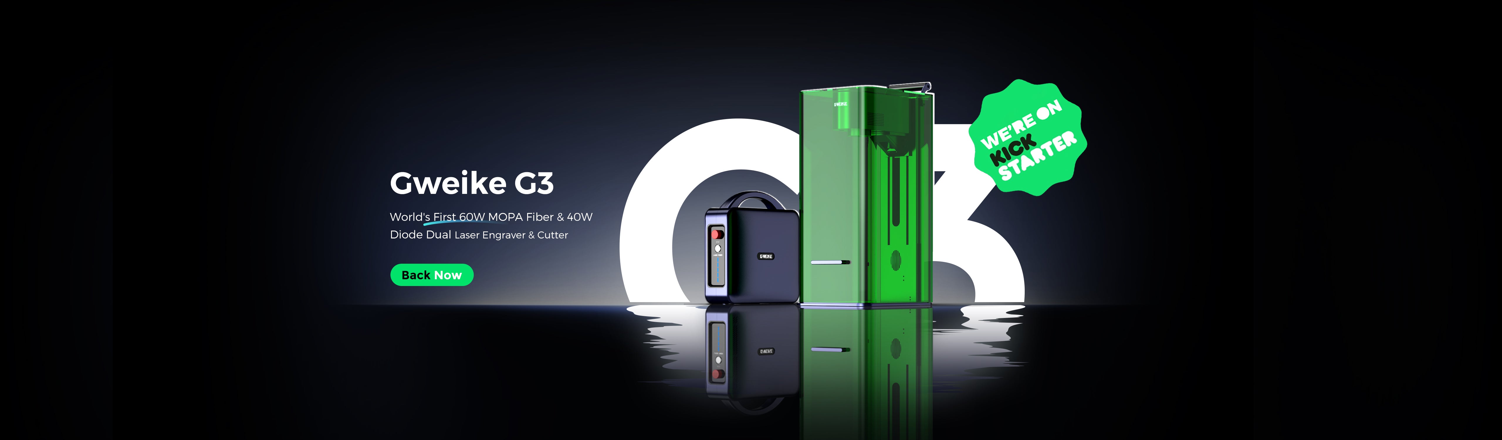 gweike G3 Dual Laser – Nouveau temps fort sur Kickstarter et rival du xTool F2 Ultra
