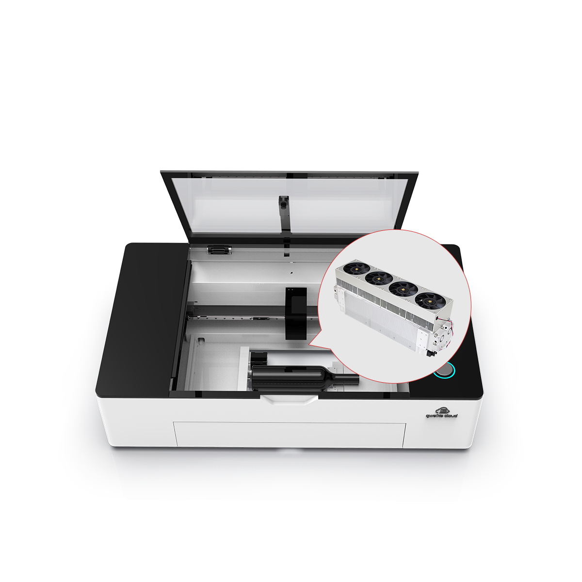 gweike cloud RF Metal Tube Laser Cutter