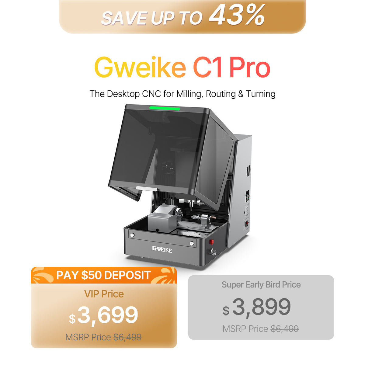 GWEIKE C1 Deposit Payment