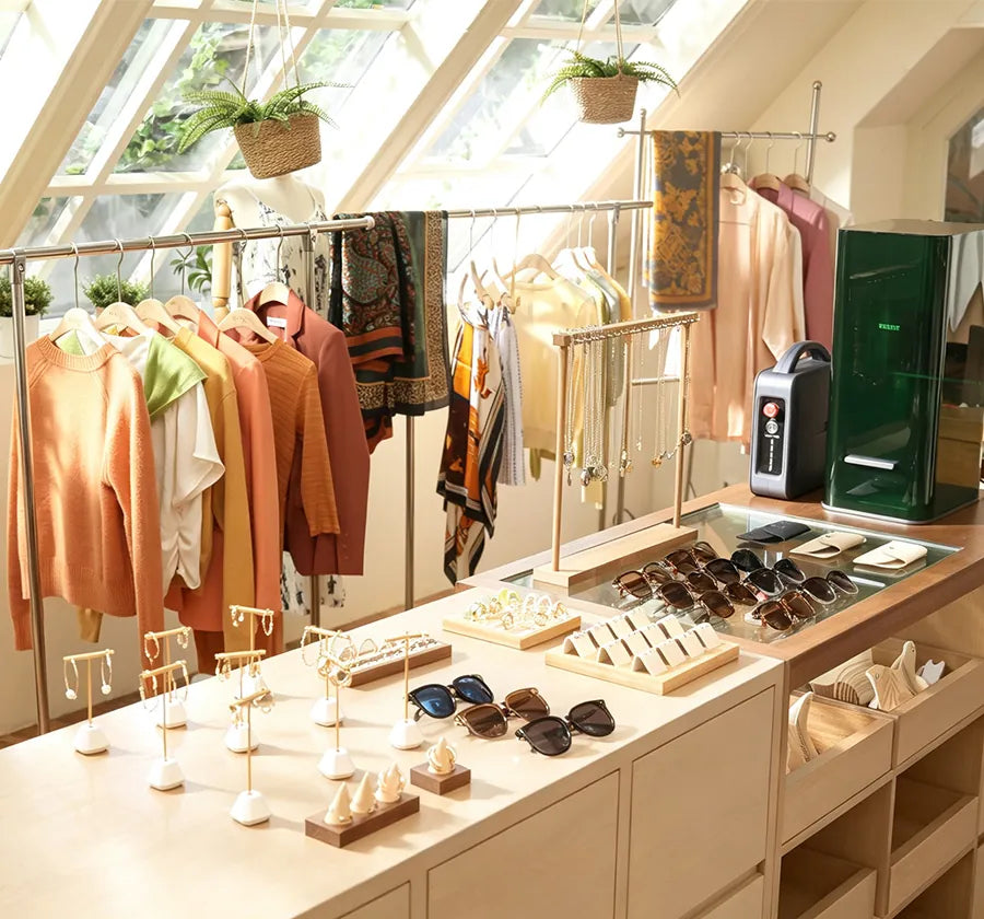 Fashion accessories and retail customization laser application