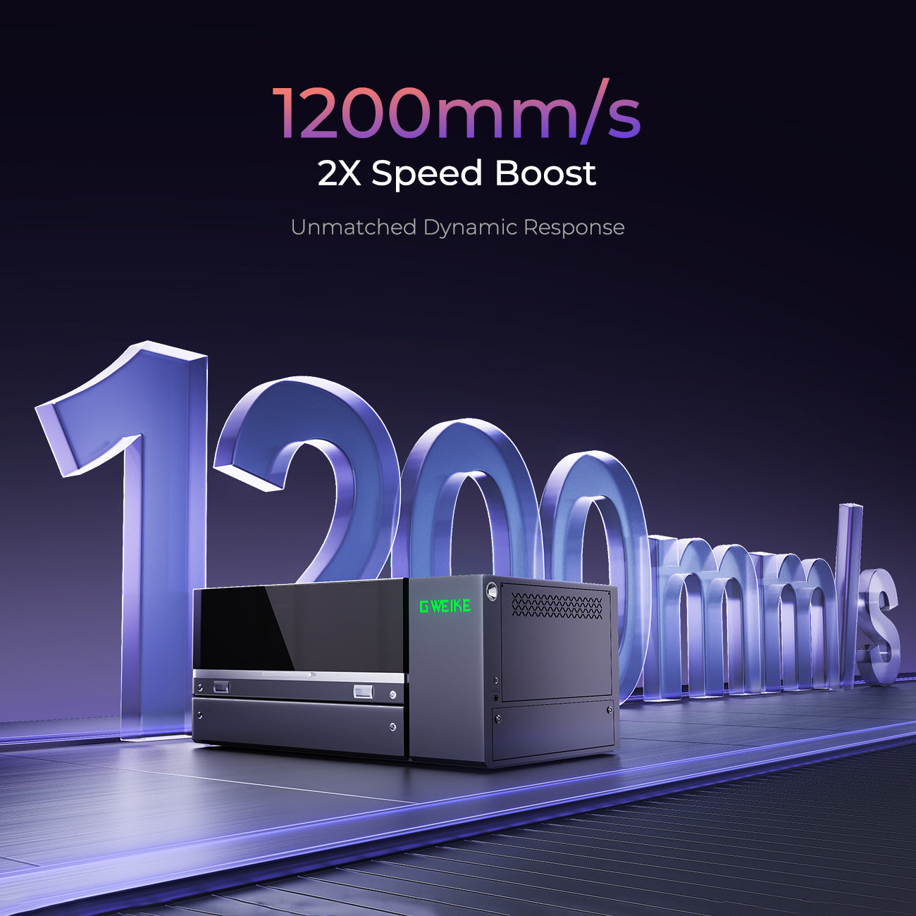 GWEIKE MCORE Desktop 400W Fiber & 80W CO₂ Dual Laser Cutter