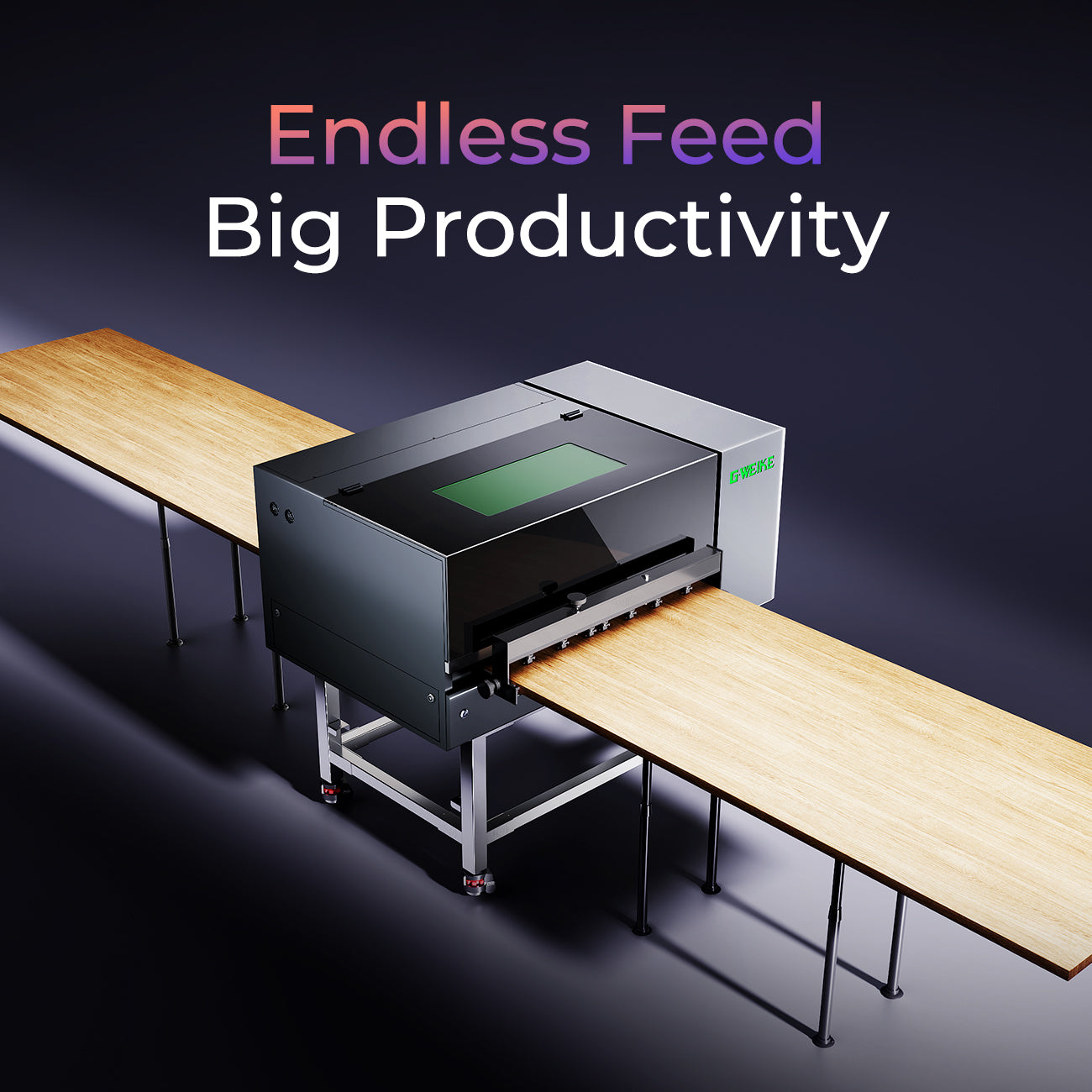 GWEIKE MCORE Desktop 400W Fiber & 80W CO₂ Dual Laser Cutter