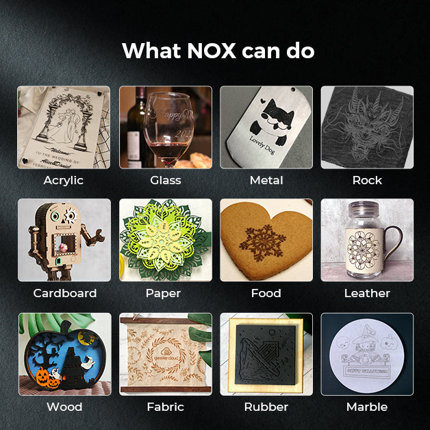 NOX 50W CO2 Laser Cutter & Engraver